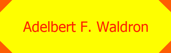 Adelbert F. Waldron Banner